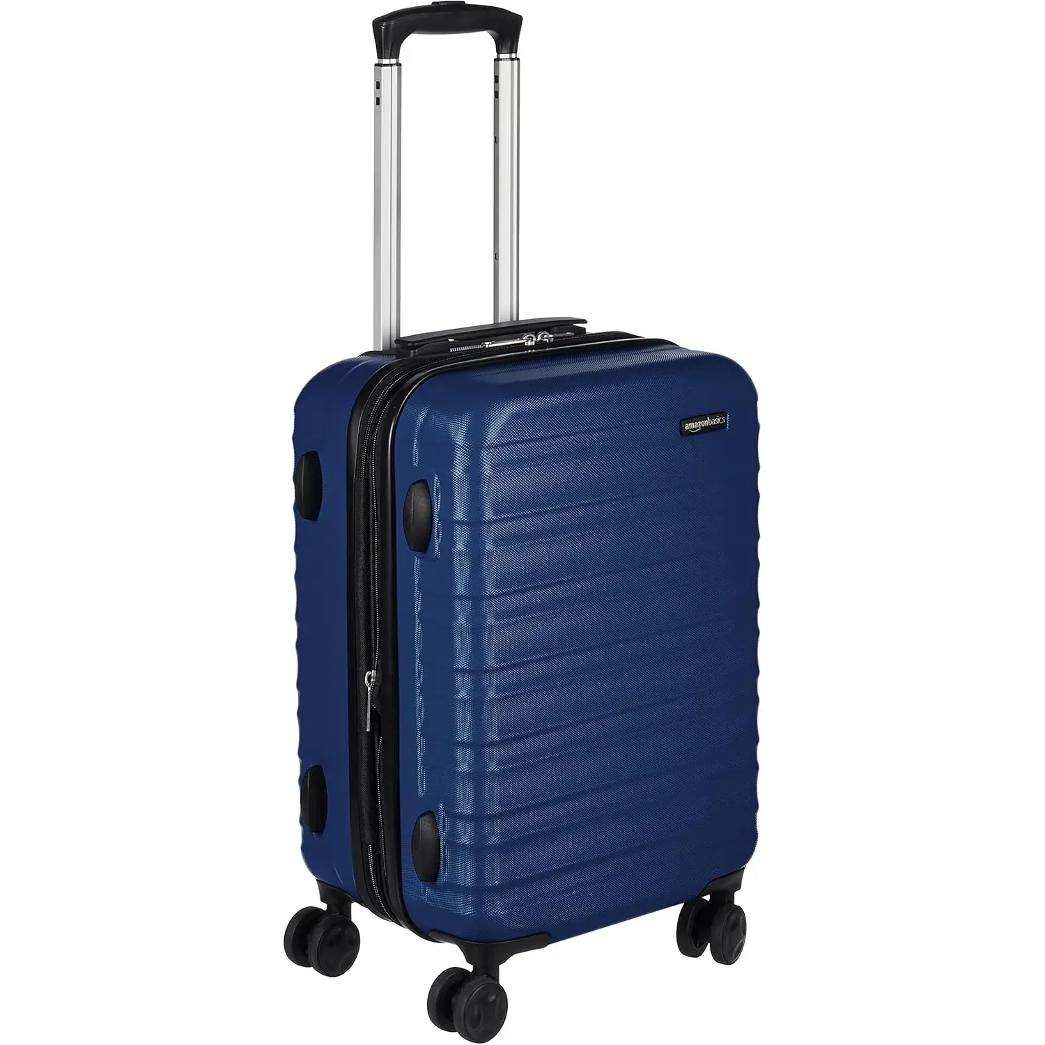 Amazon Basics Expandable Hardside Carry-On Luggage,Navy Blue - 1